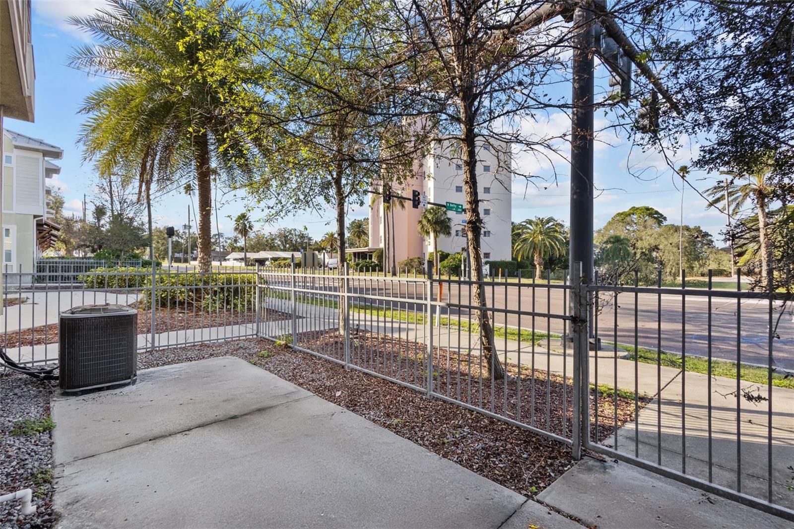 View from front of home toward Clearwater Country Club