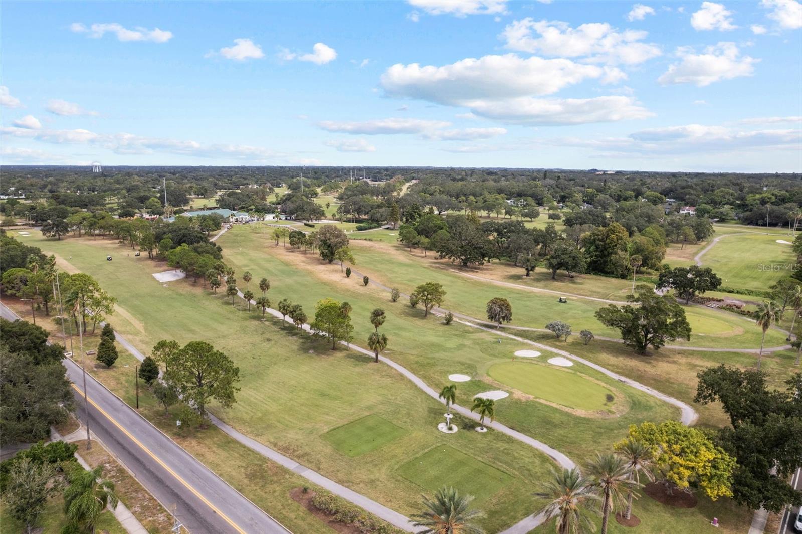 Aerial View of Clearwater Country club