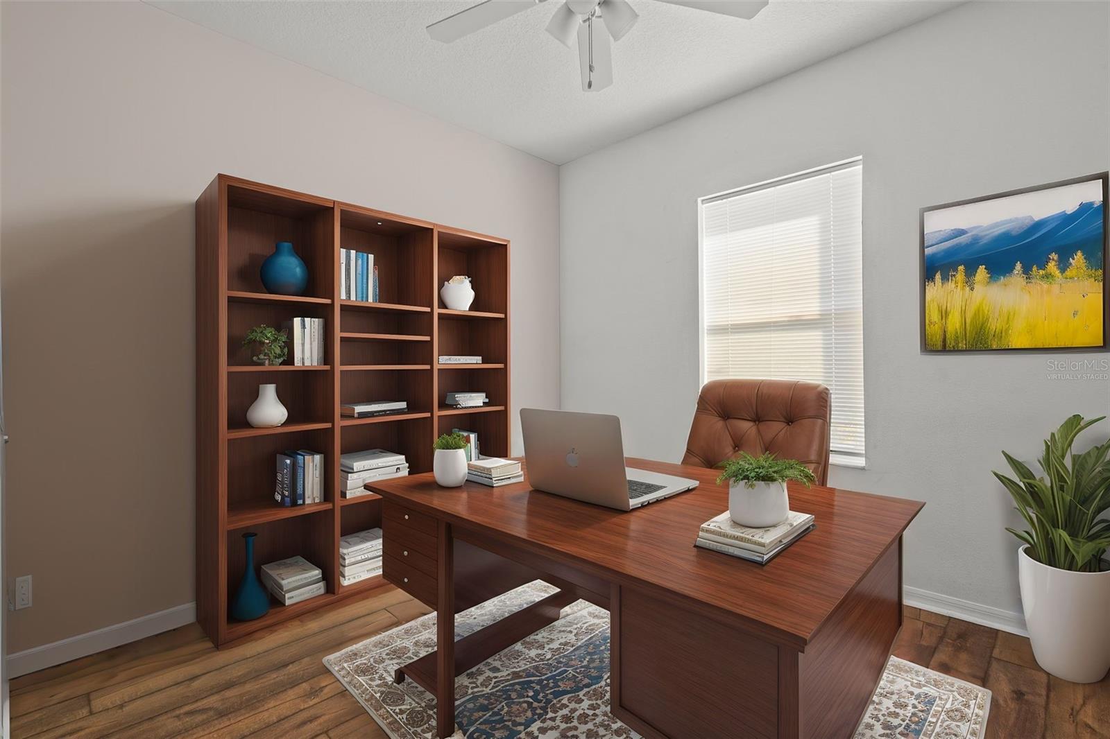 Bedroom 3 - upstairs - virtually staged