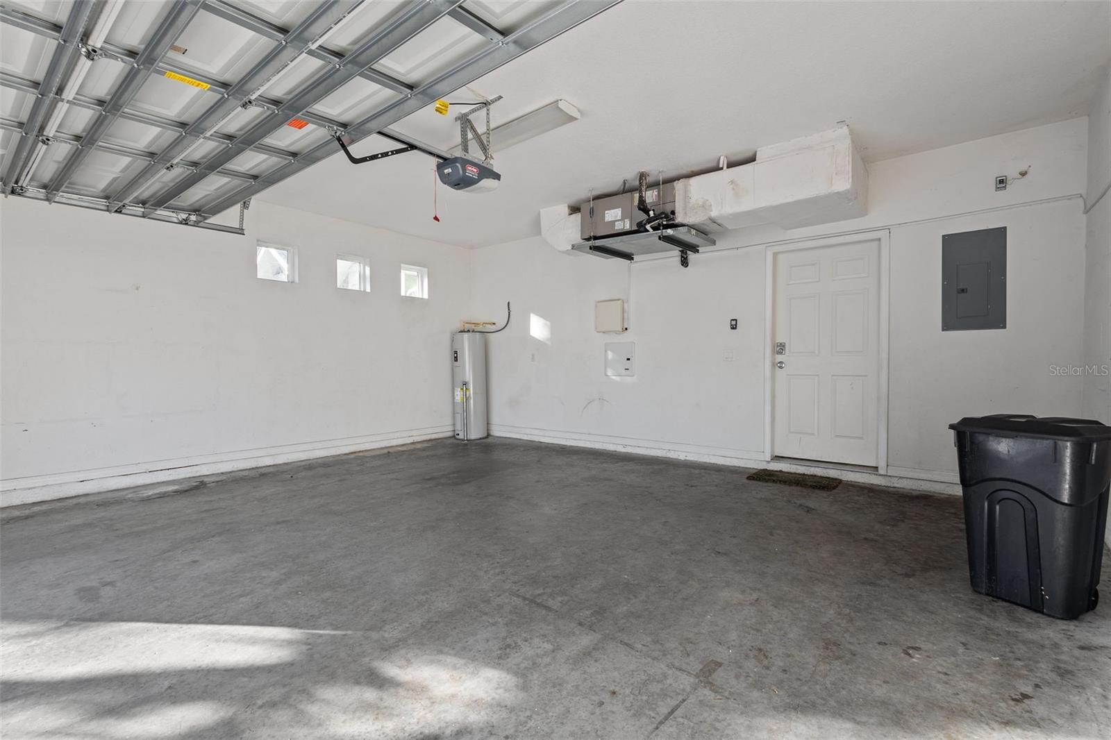 Ample Space inside 2 car garage