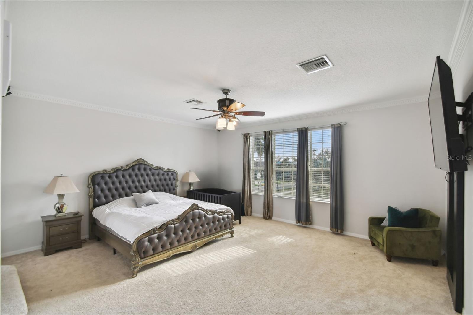 Master bedroom 2nd floor front of home view