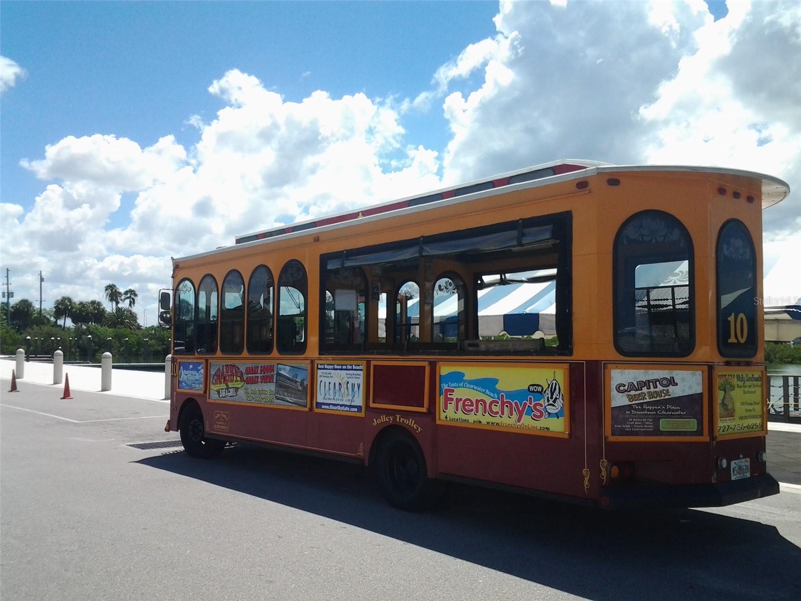 Beach trolley no need for the car