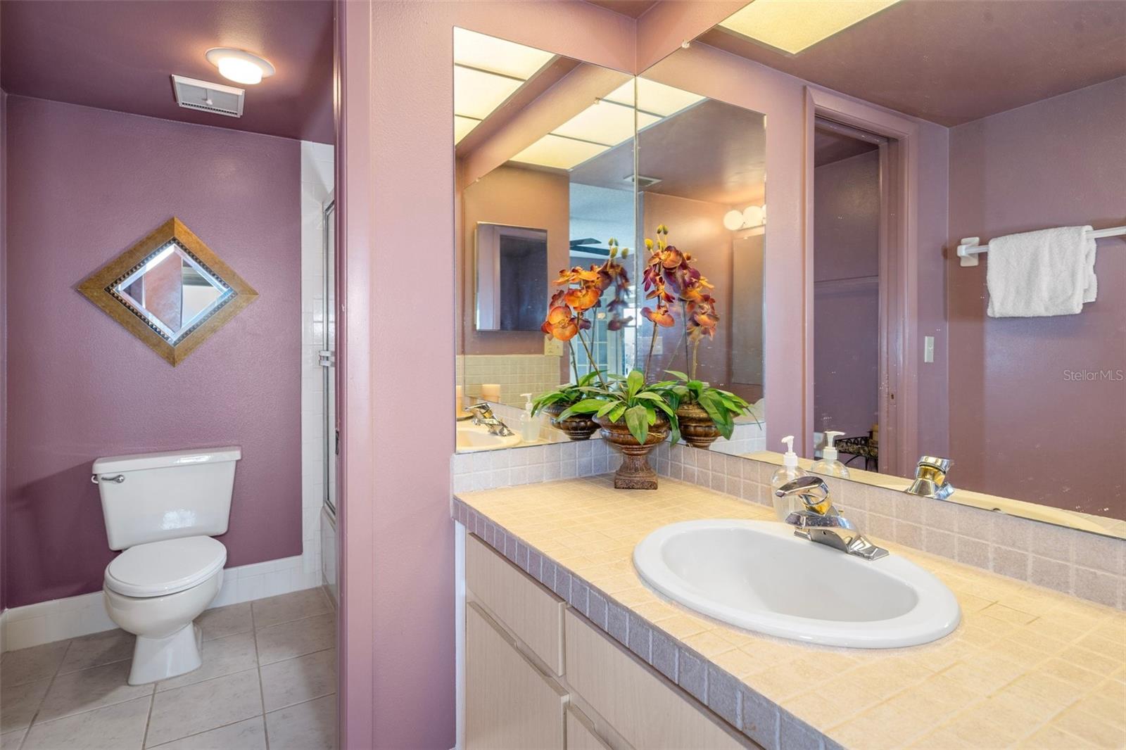 Master bath with walk in shower