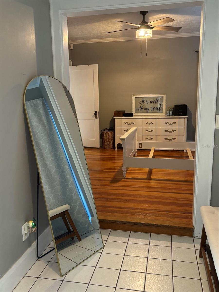 Dressing room in Primary bedroom