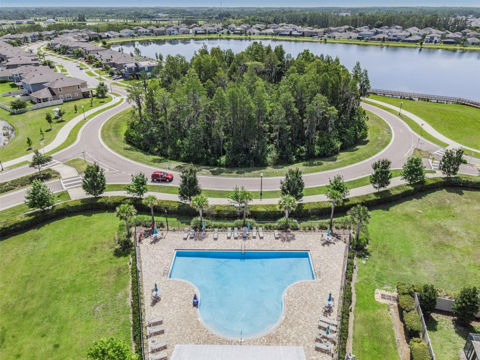 Townhouse community pool