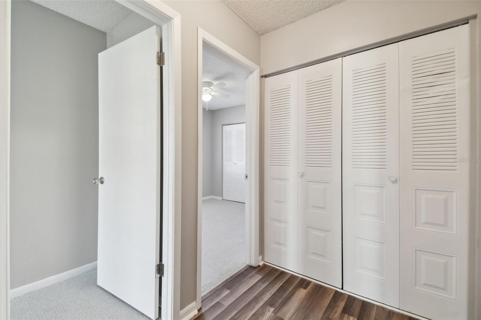 LAUNDRY CLOSET & HALL