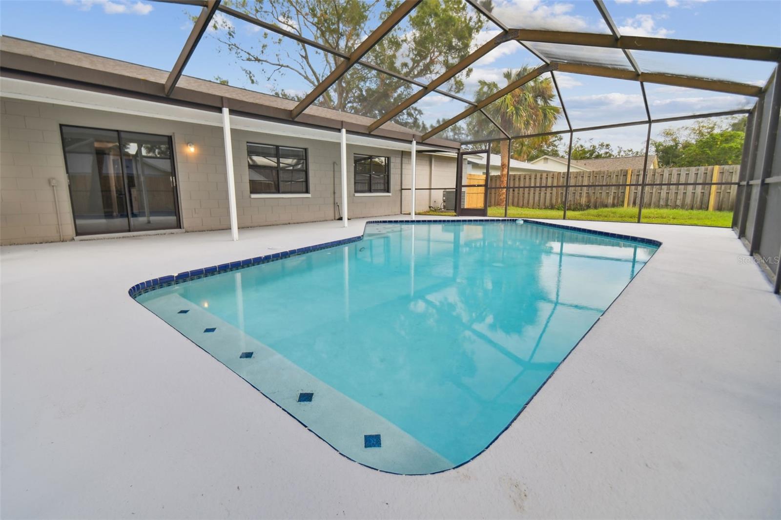 BACK PATIO & POOL