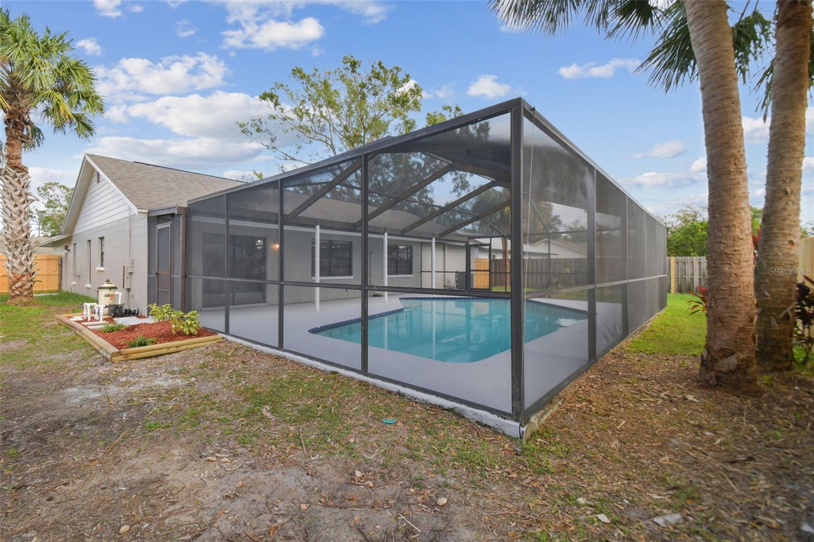 BACKYARD AND POOL