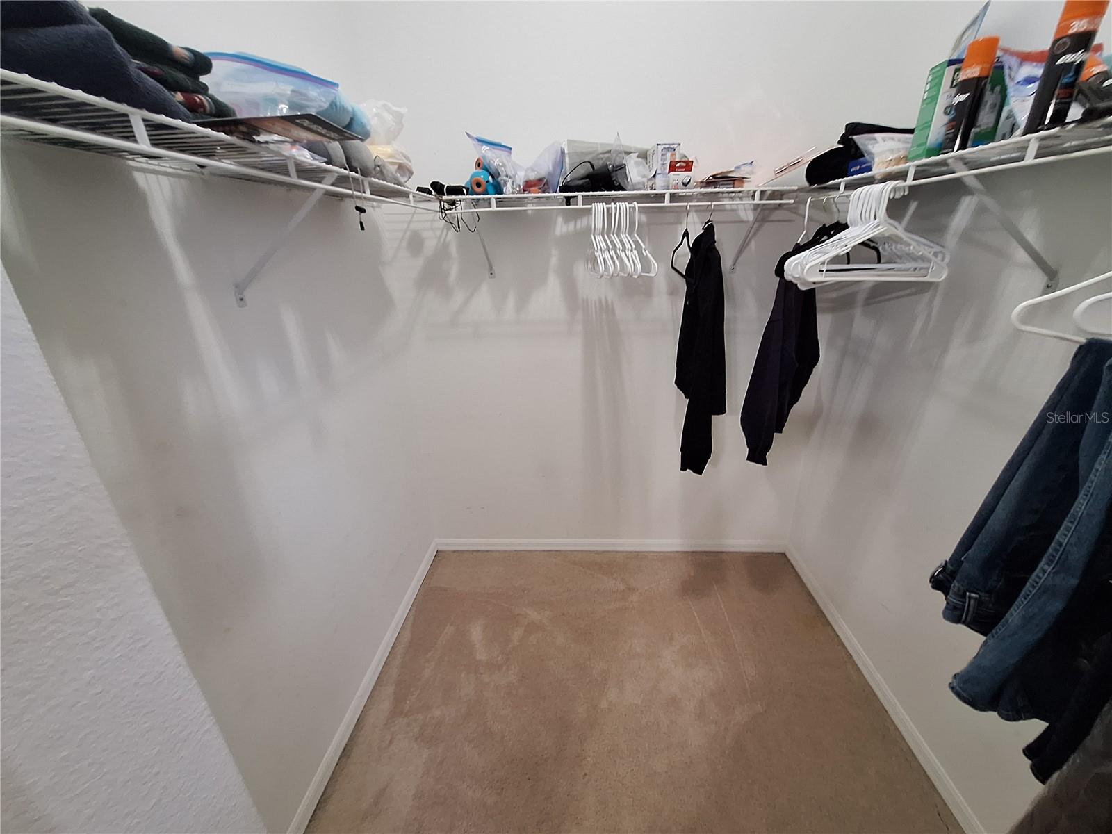 Bedroom 2 Walk in Closet is impressive