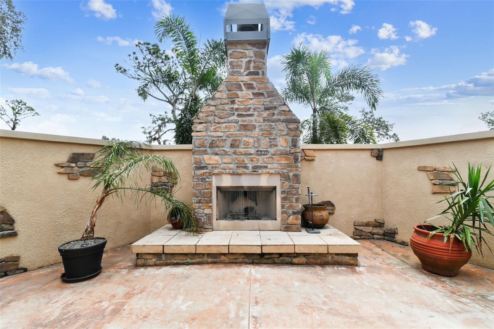 Outdoor Fireplace