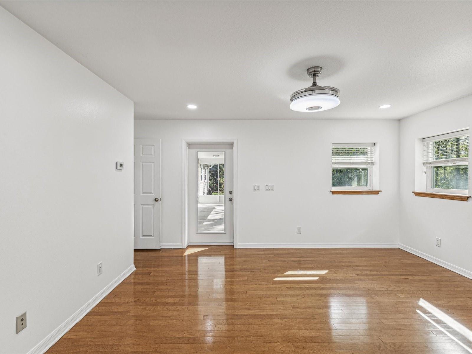 Primary Bedroom Leads to Rear Porch