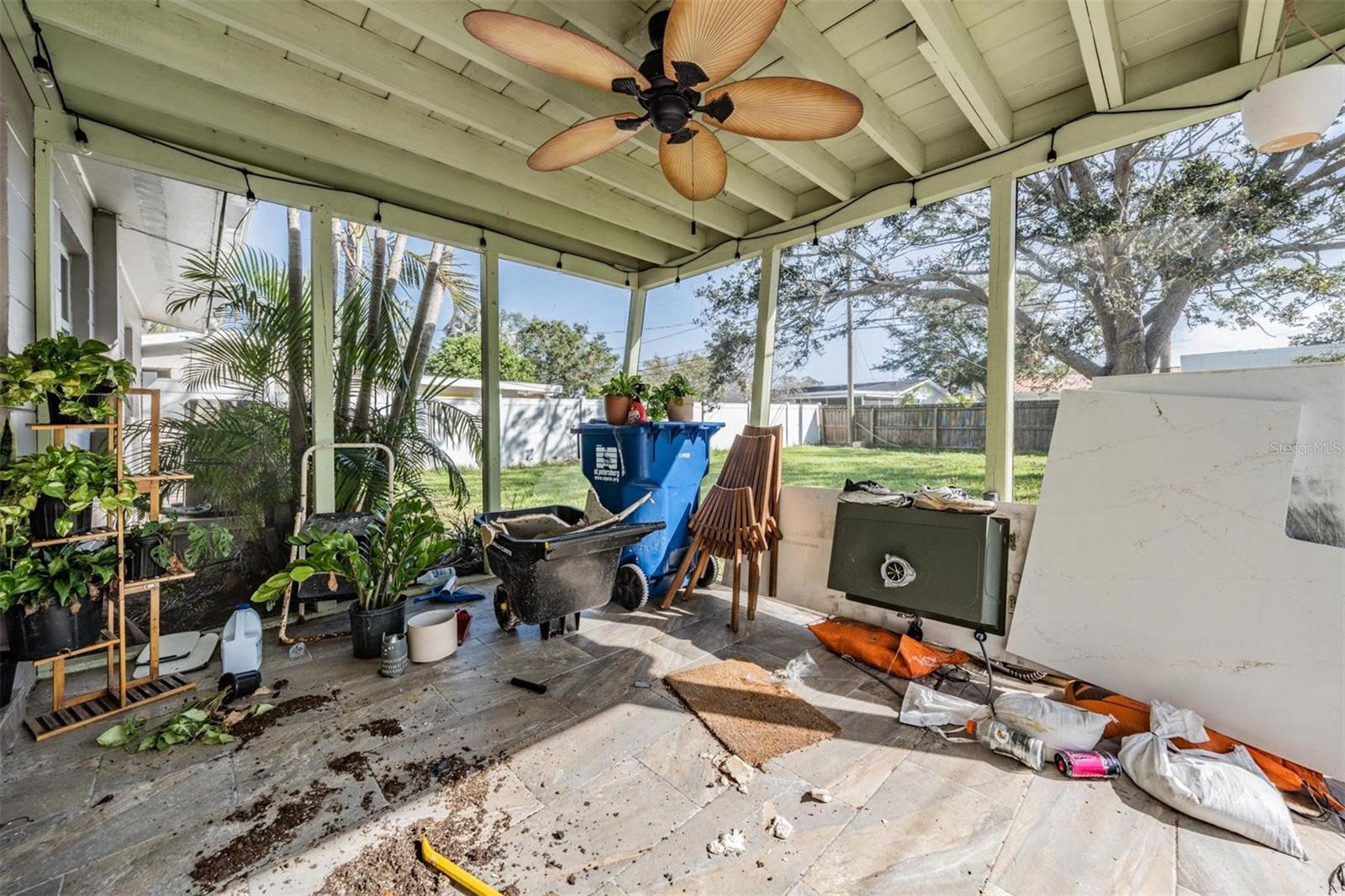 screened in sunroom