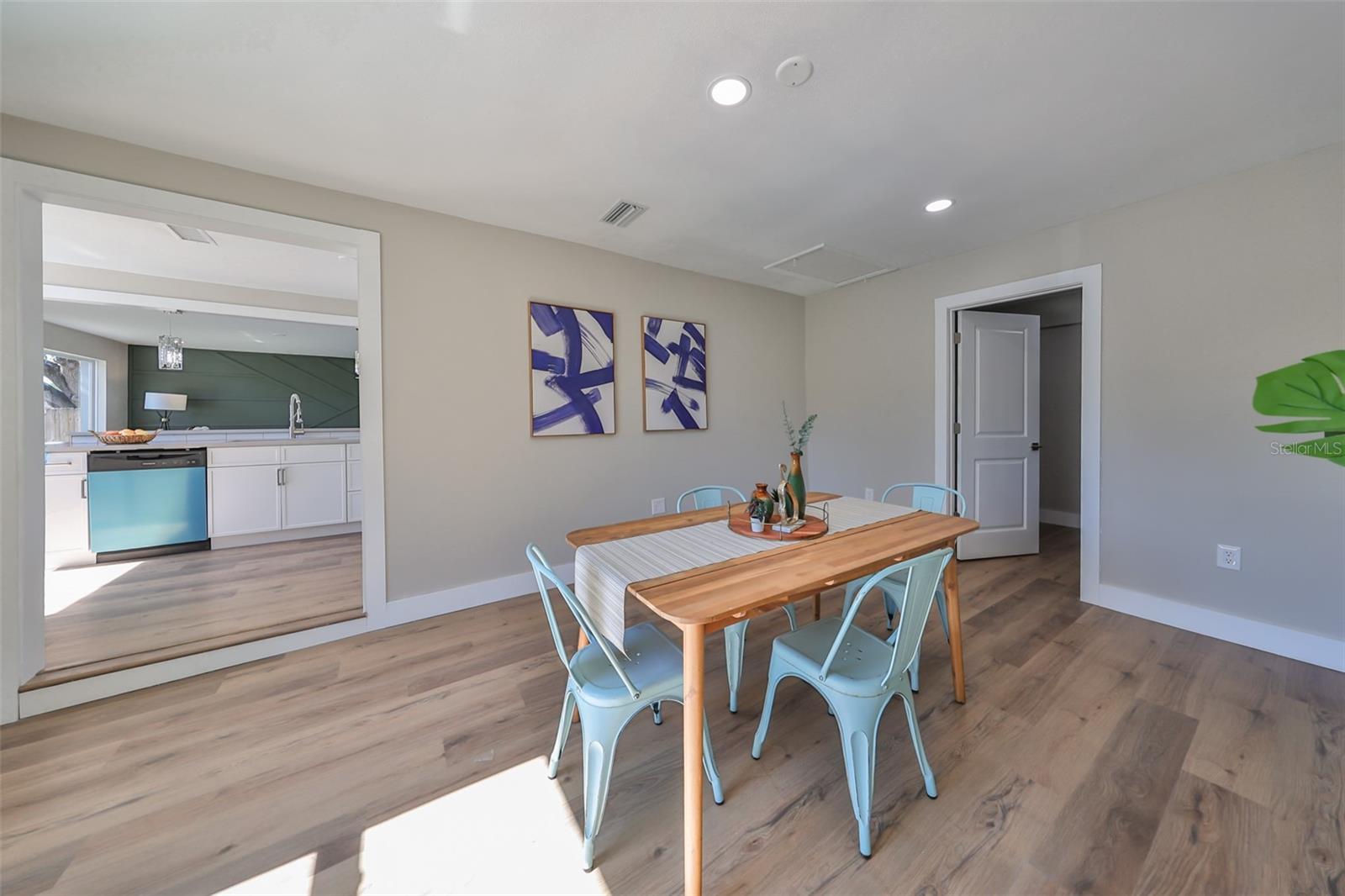 Dining Room off the Kitchen