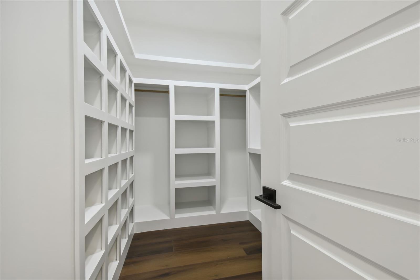 Primary closet