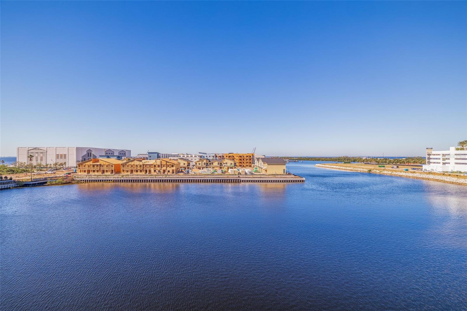 Enjoy spectacular views of Tampa Bay from your living room!