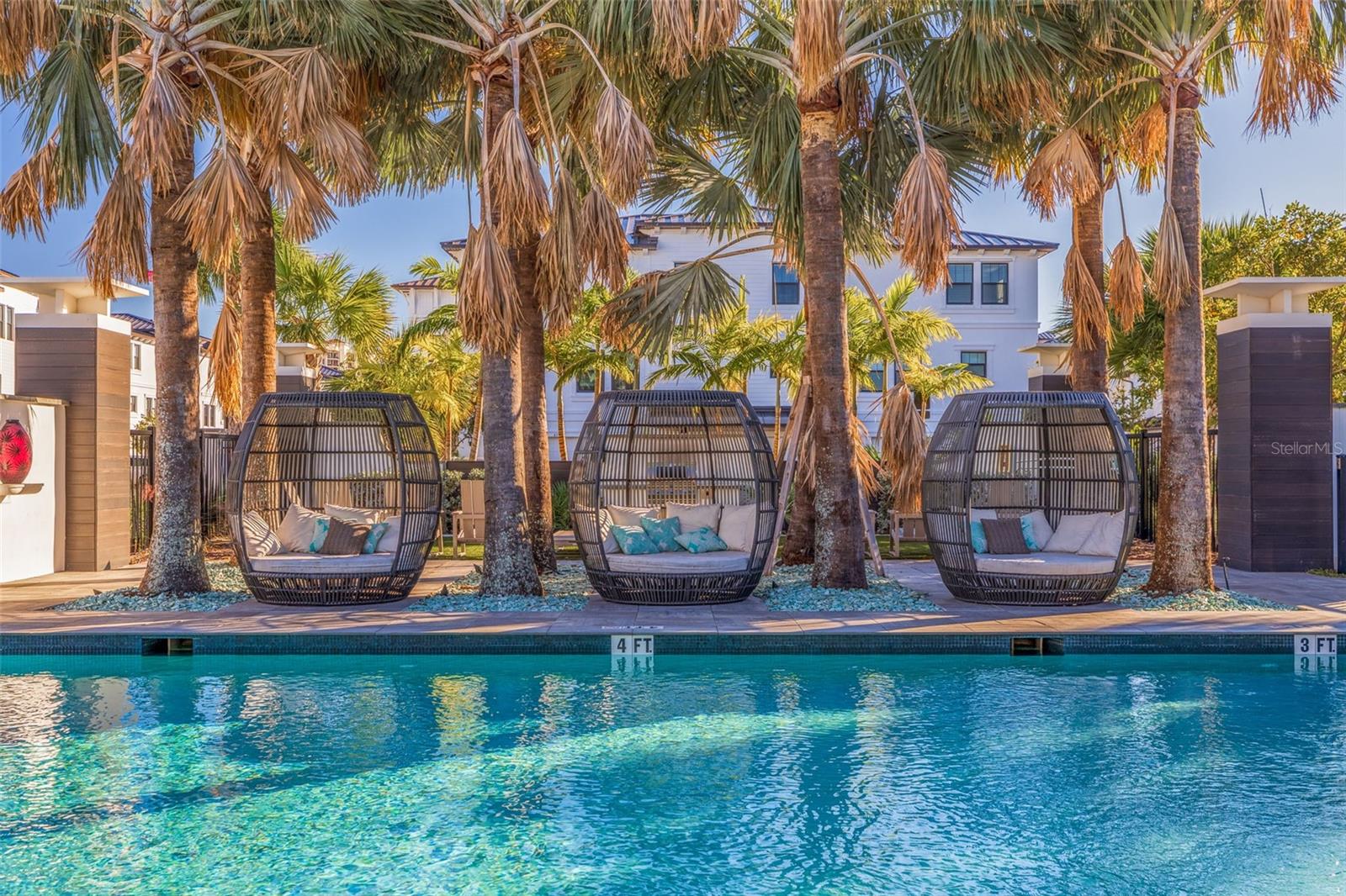 5-star Resort Level Amenities including poolside cabanas for you to enjoy!