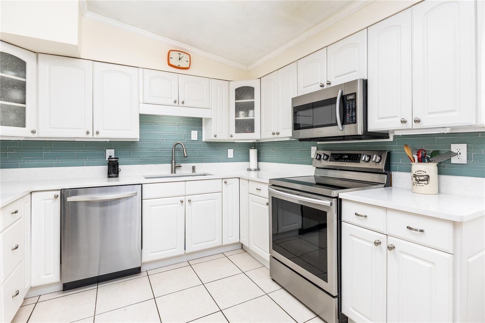 Updated Kitchen - corner cabinets