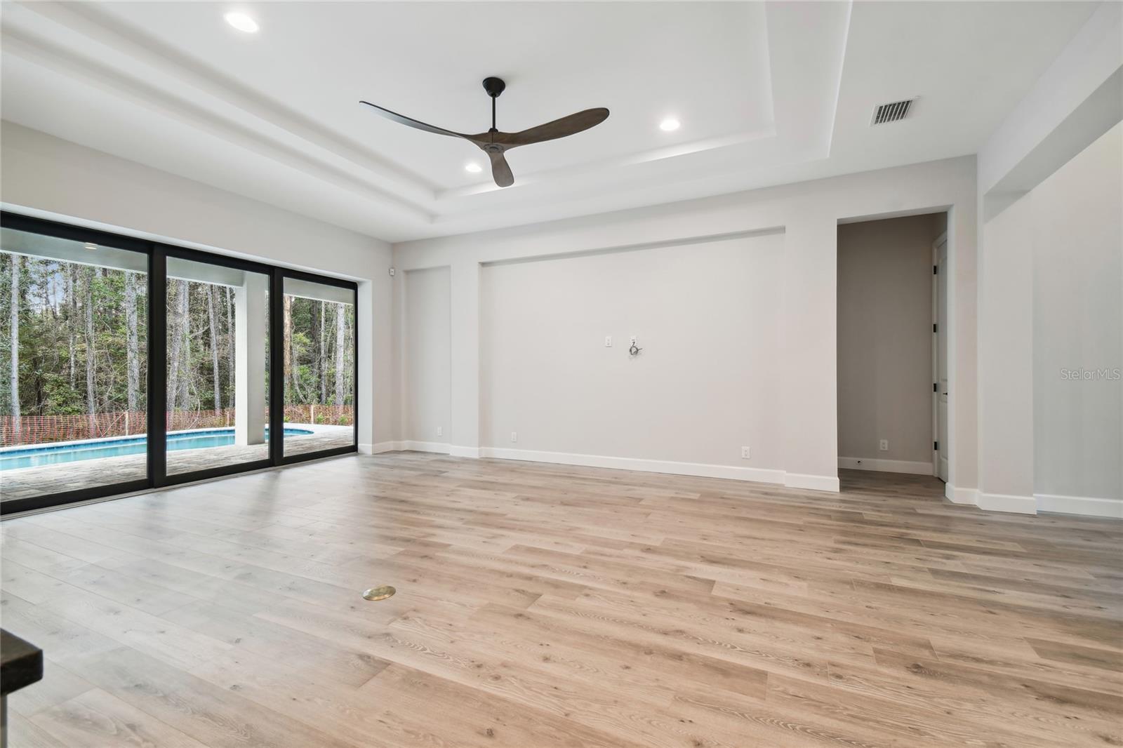 Great room tray ceiling