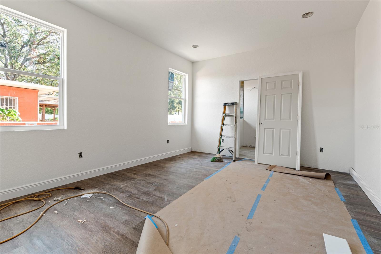 Virtually Staged Dining Room and Kitchen