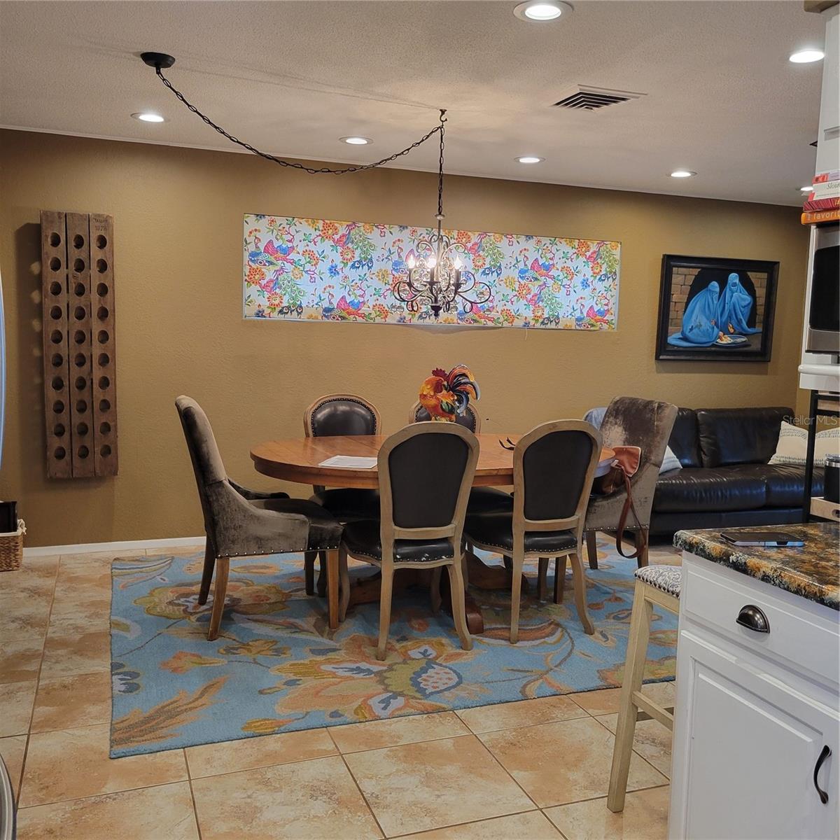 Dining area open to the Kitchen