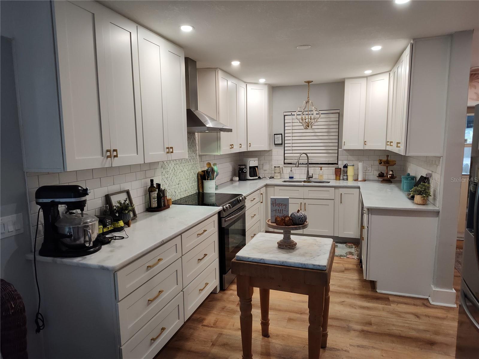 Updated Kitchen with stone countertops