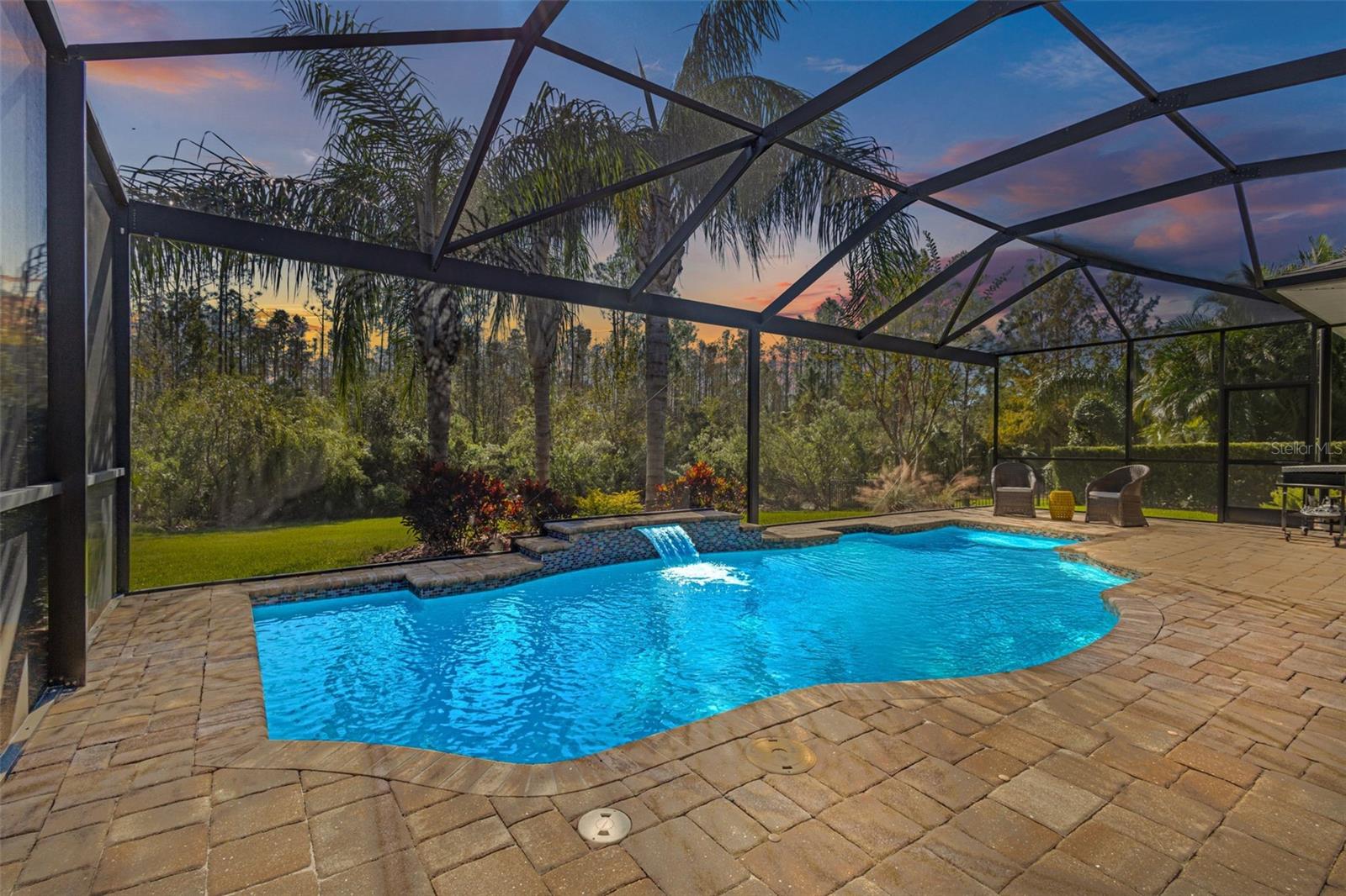 Heated Saltwater Pool with panoramic view of conservation