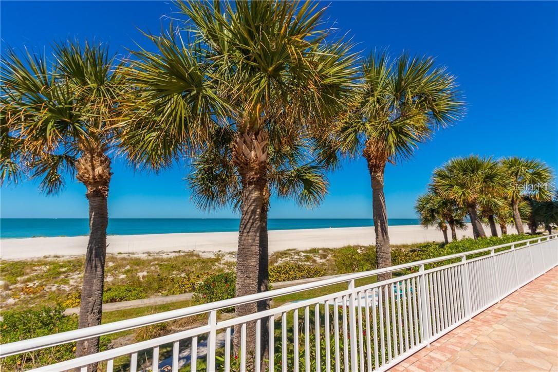 Plaza Deck overlooks the Gulf of Mexico and Beach