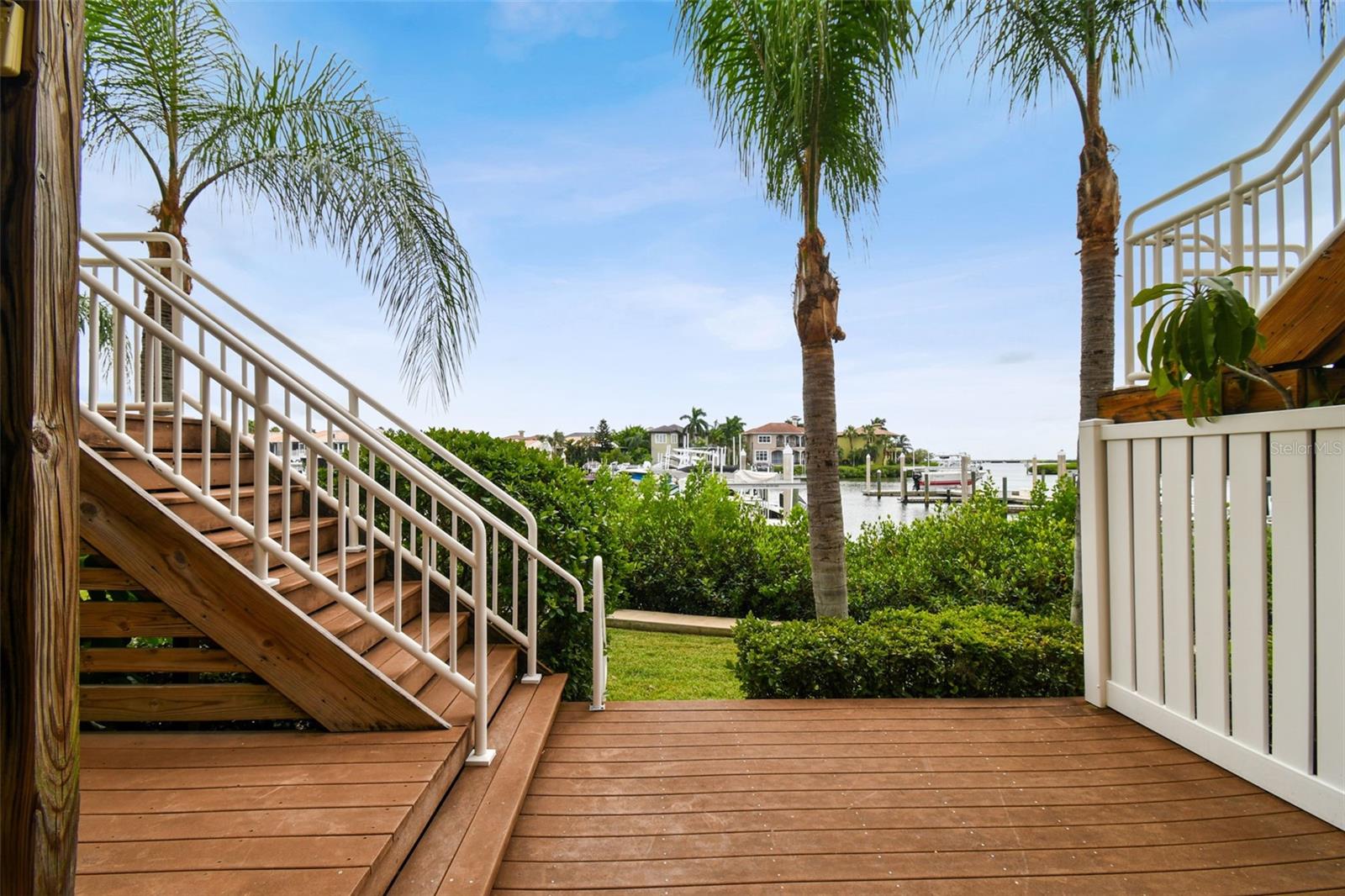 downstairs balcony