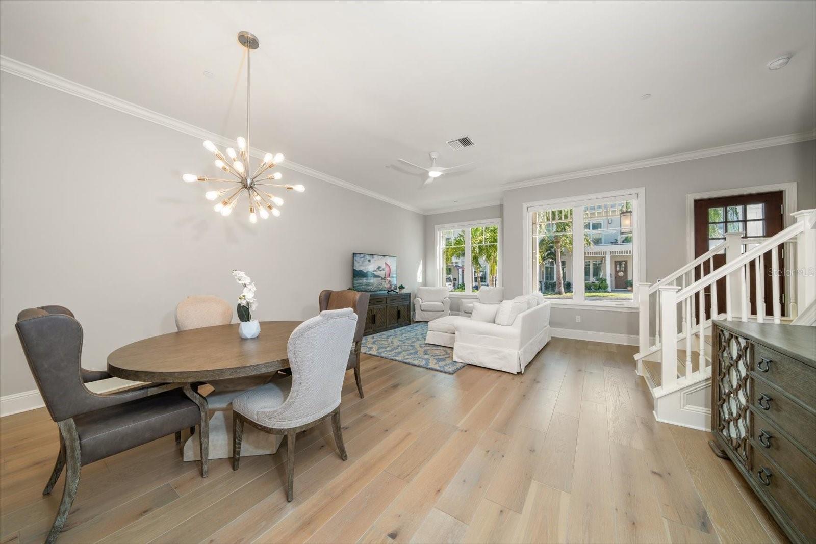 Dining Area & LIving Room