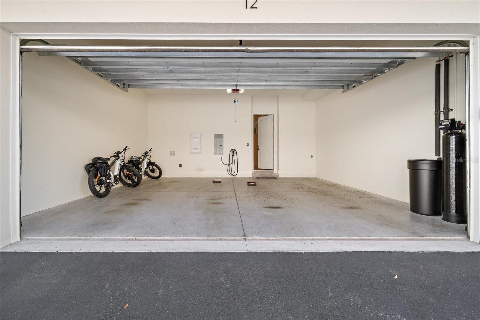 Oversized Garage with EV Charger