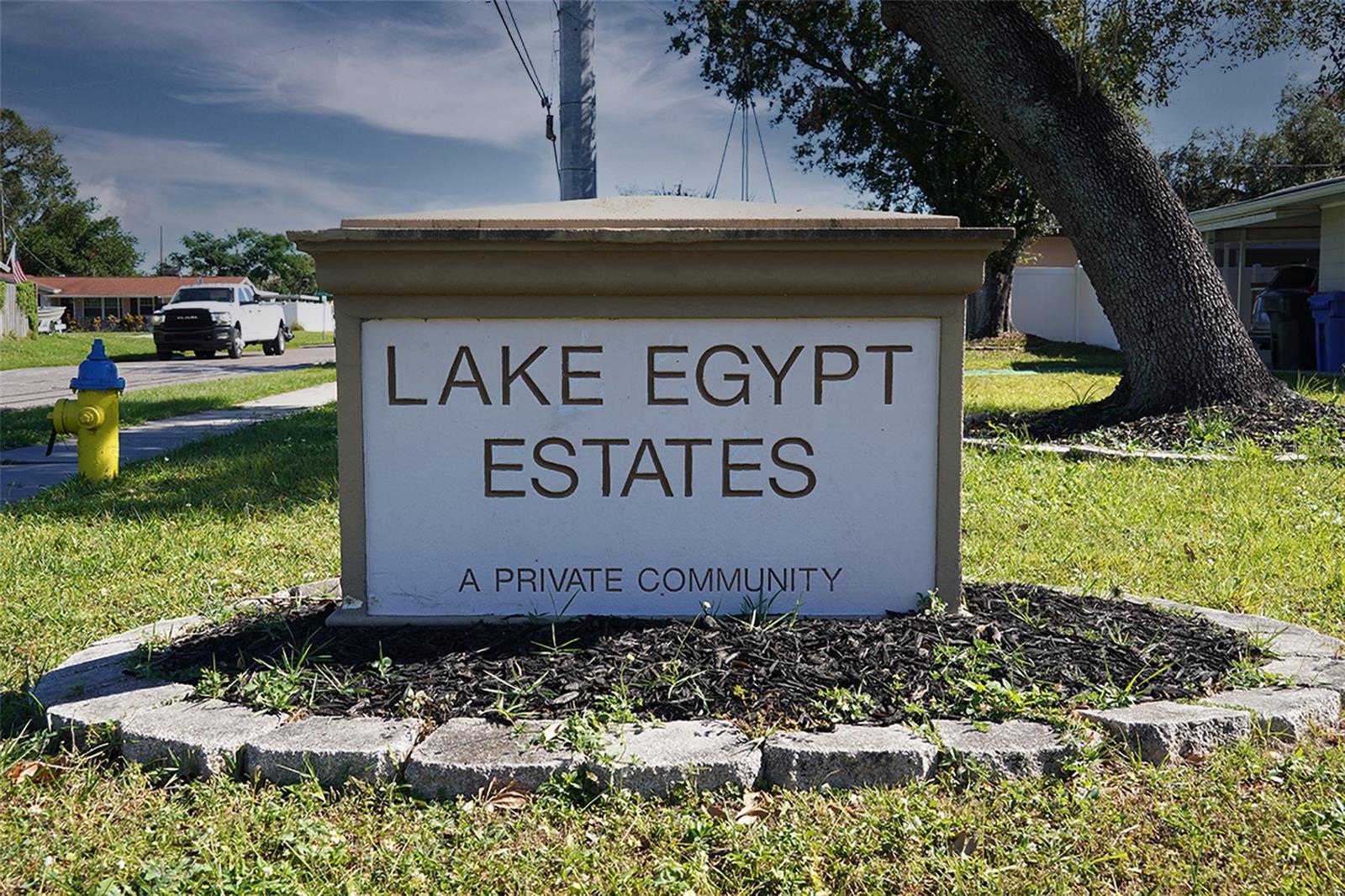 Estate sign