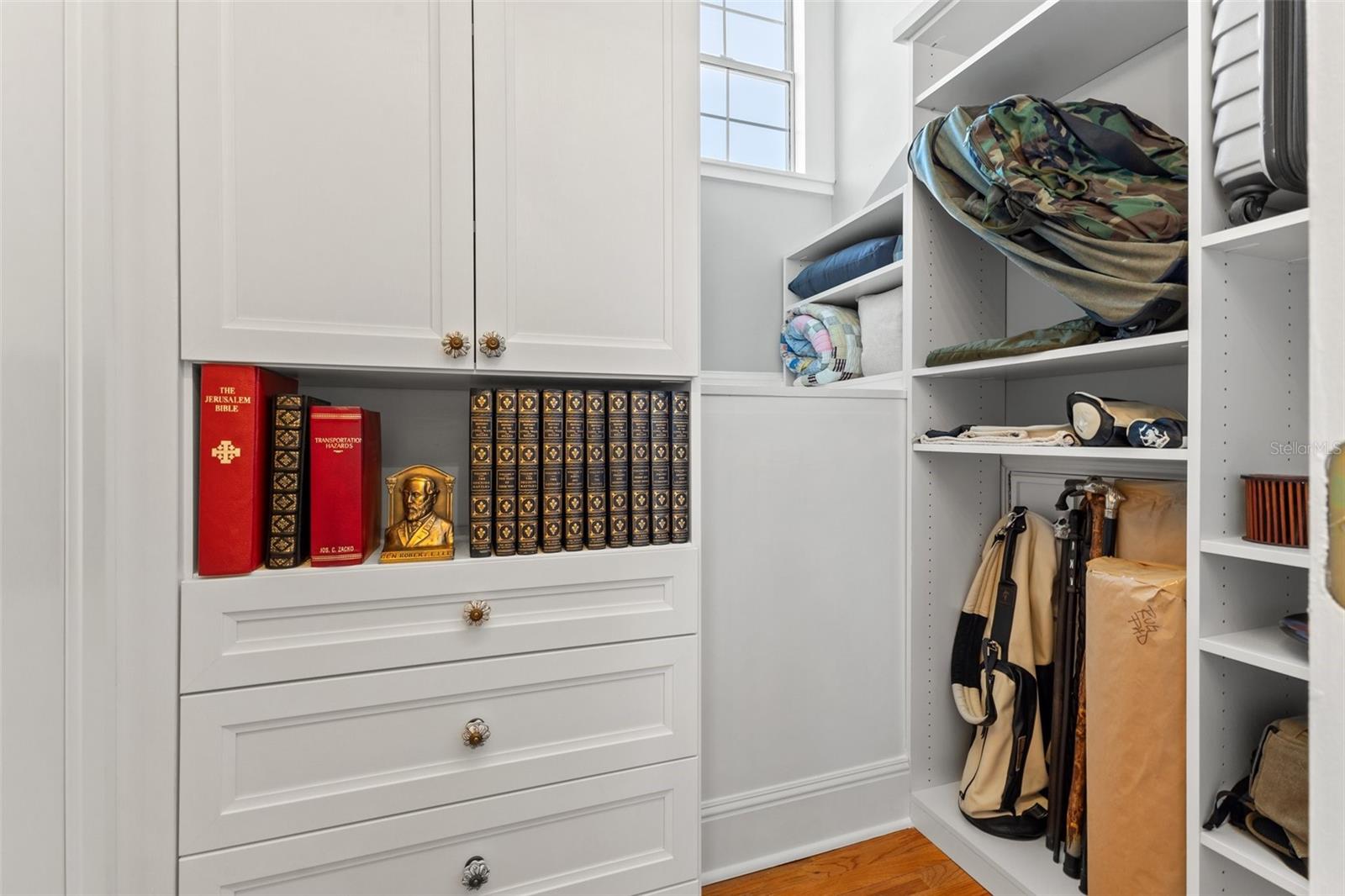 Secondary Bedroom Closet with Window