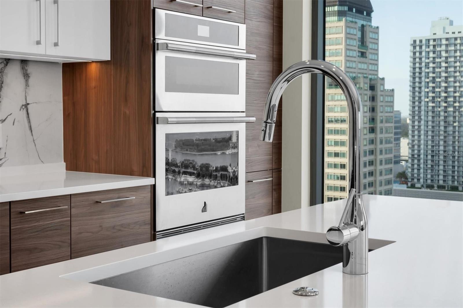 Kitchen, designer faucet