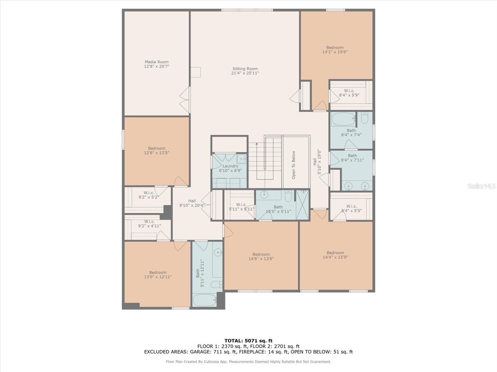 Second floor plan