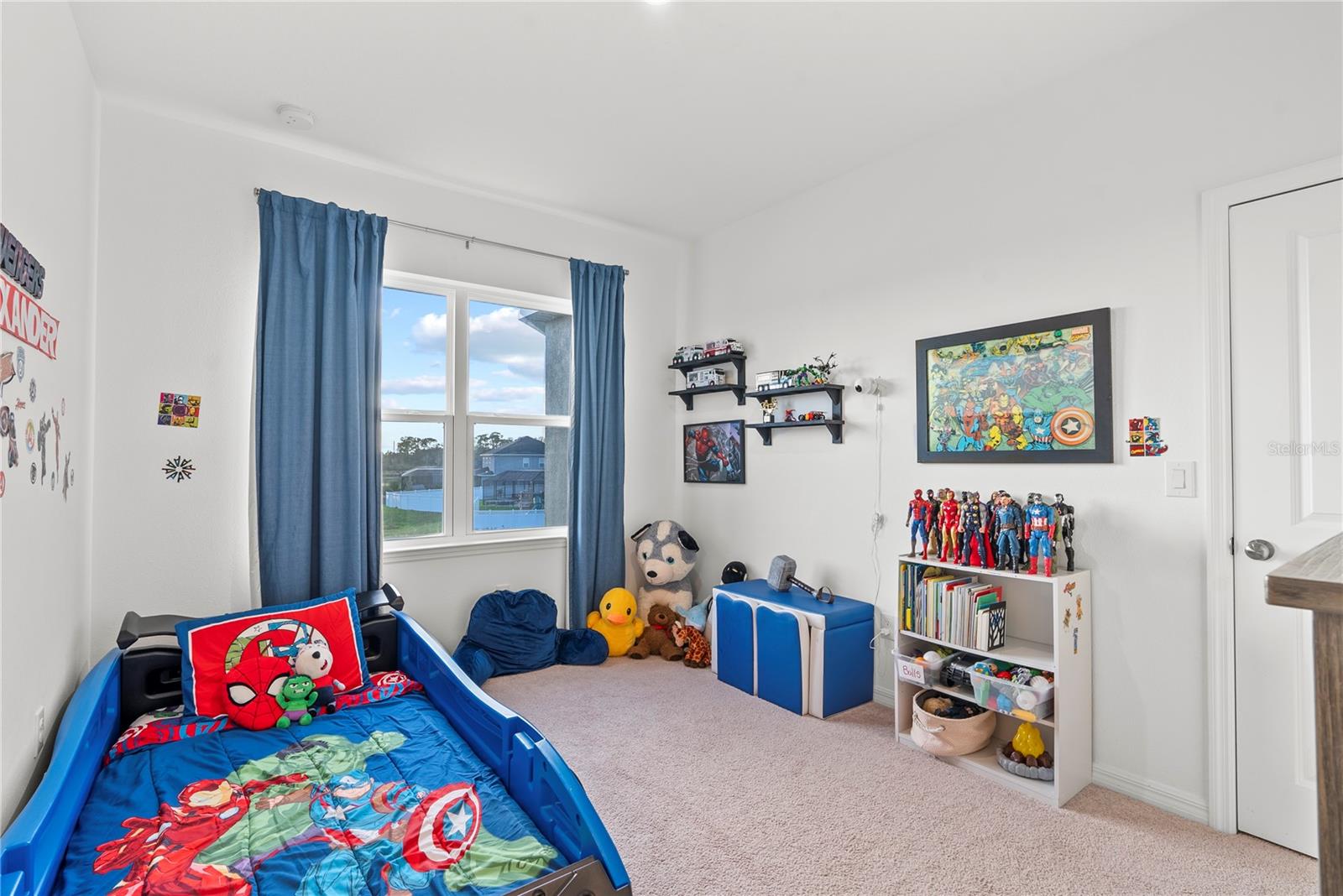 Bedroom 3: shares a Jack and Jill bathroom with Bedroom 2 and also features a water view.