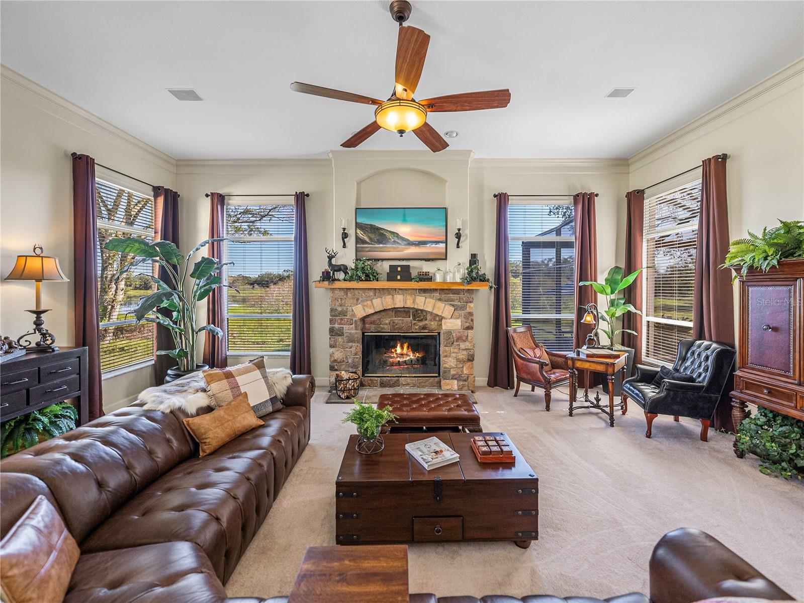 Family Room w/Fireplace