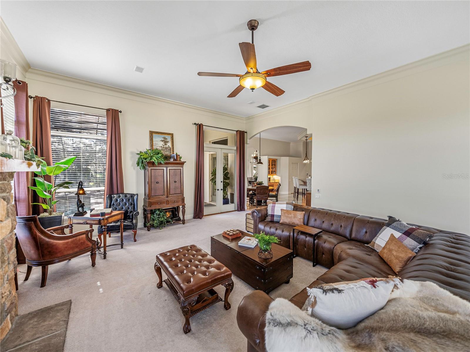 Family Room with Fireplace