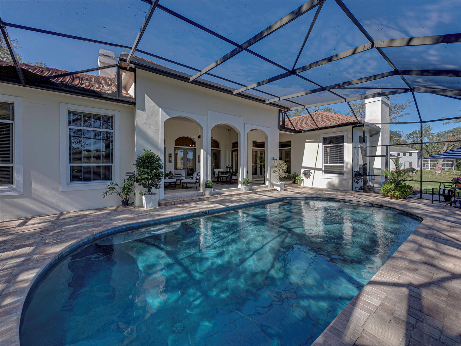 Panoramic Screened-in Pool area and Lanai