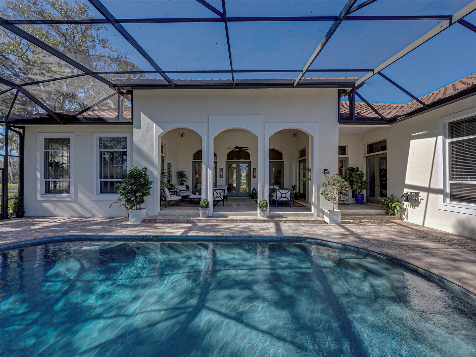 Screened-in Pool area and Lanai