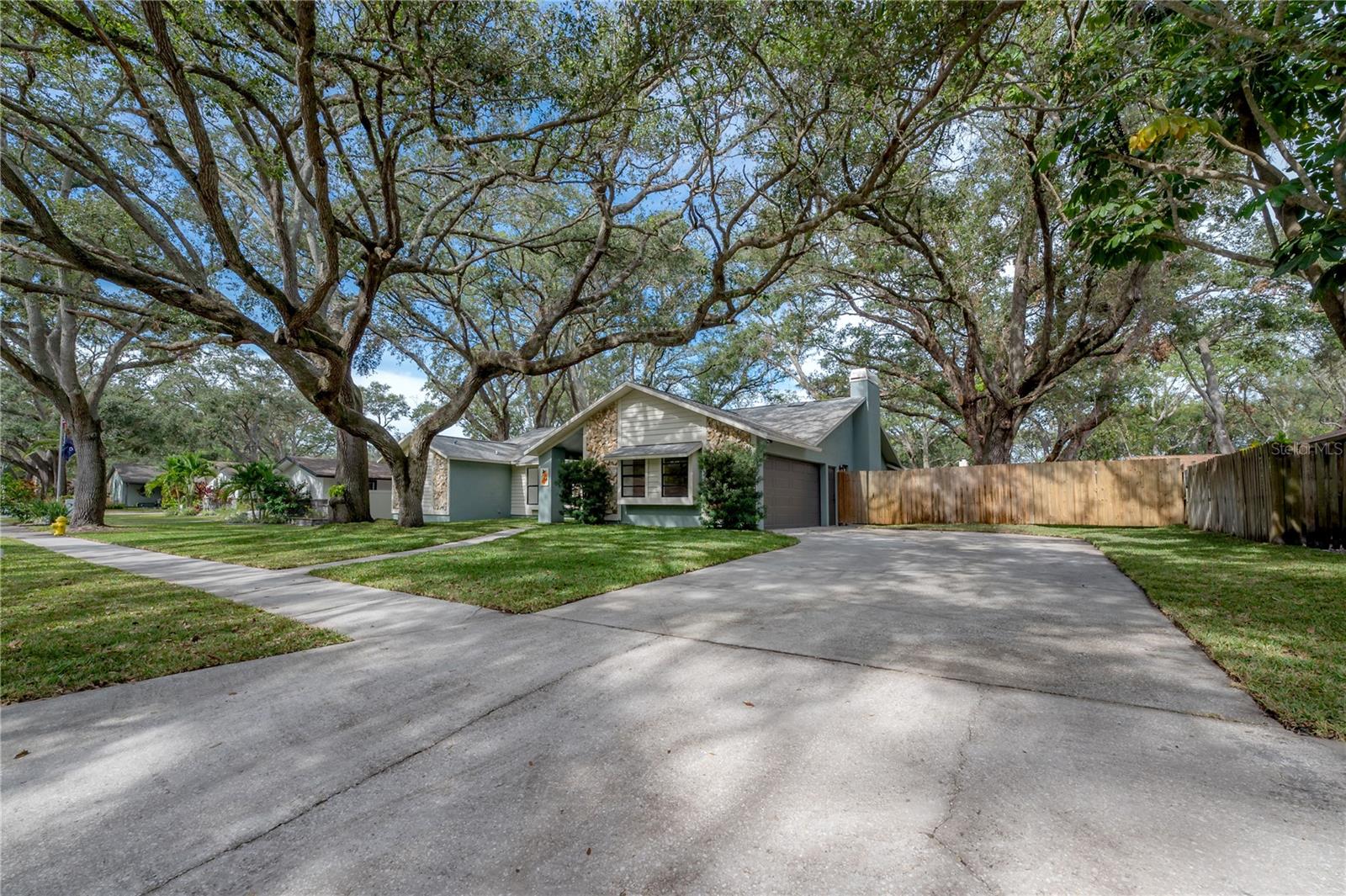 Driveway to Garage