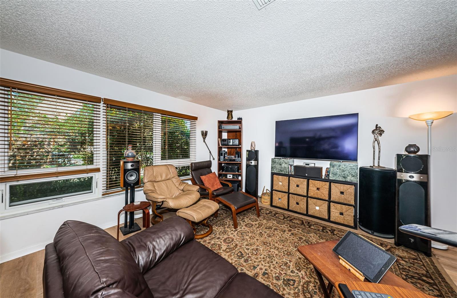 Living Room with Laminate Floors