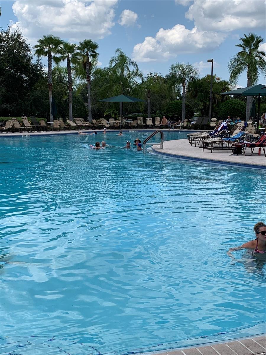 Resort style outdoor pool