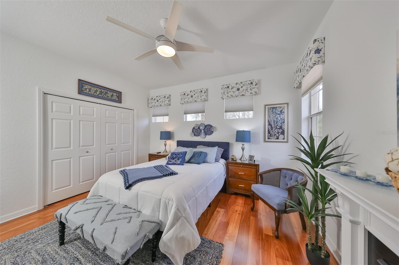 Bedroom #2 has a large wall closet and offers ultimate privacy, as it is on the other side of the condo.