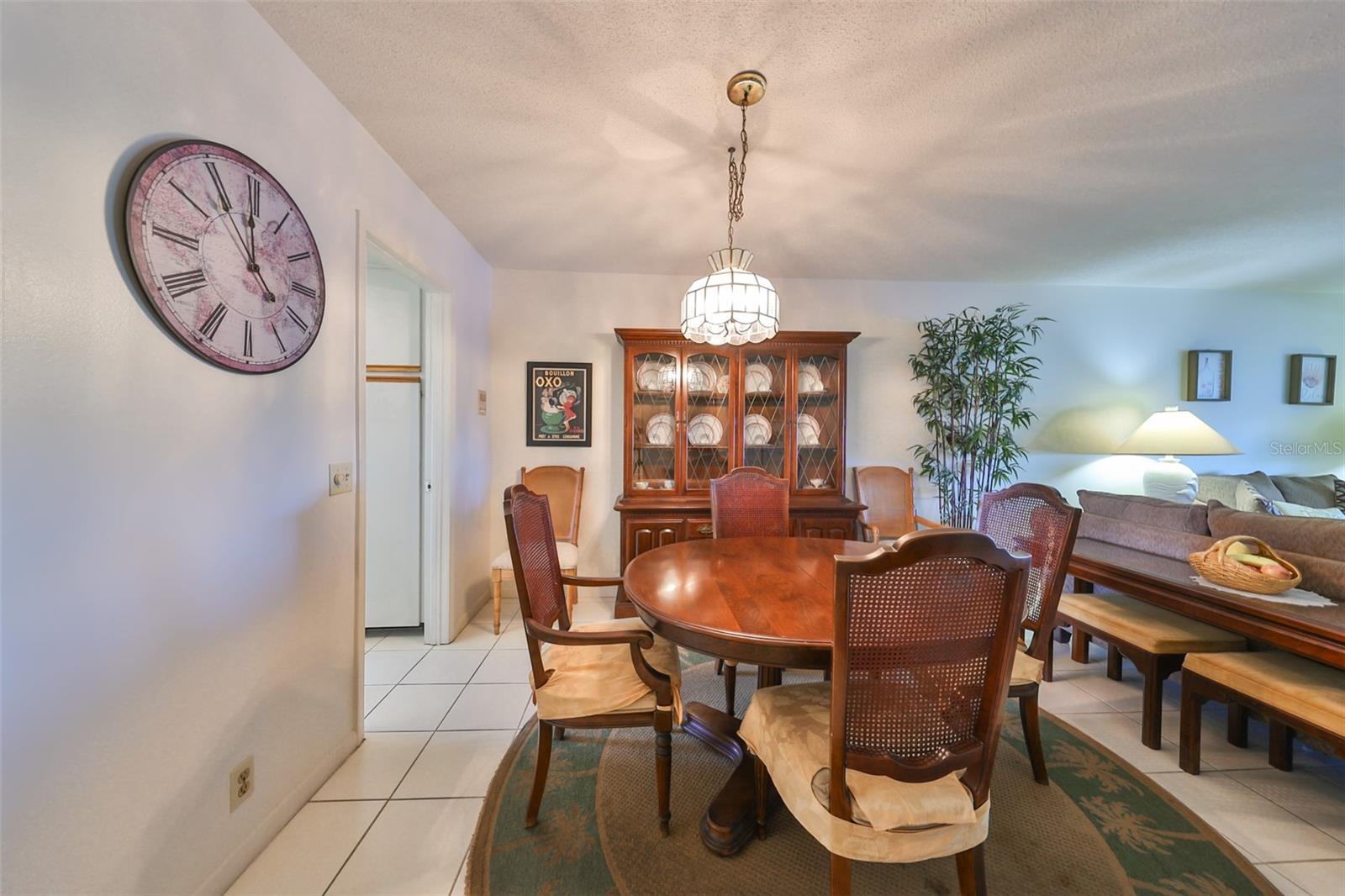 Dining room off the kitchen and living room.