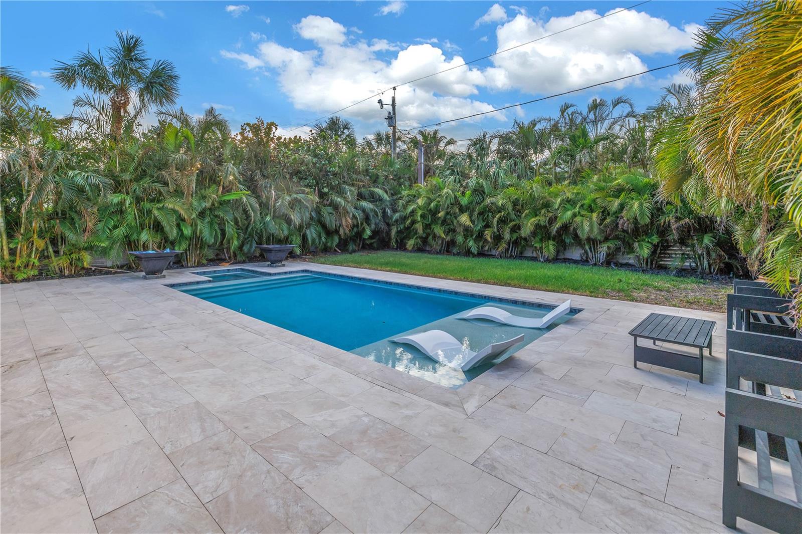 Spacious patio with ultimate privacy