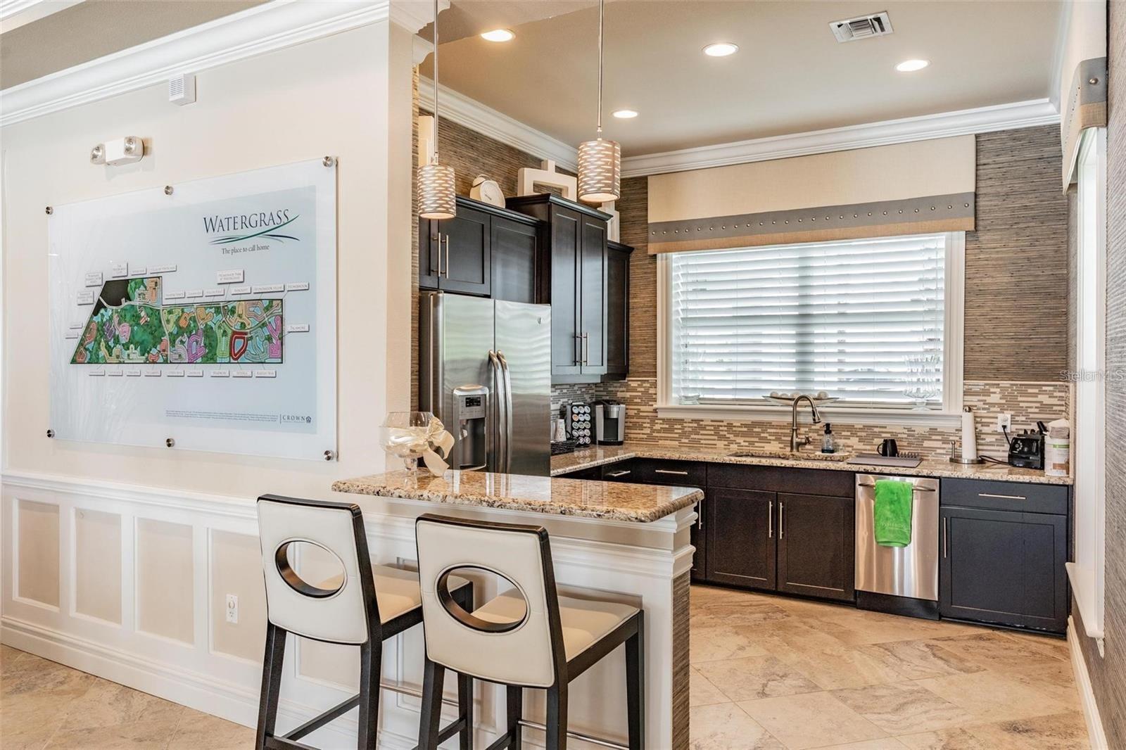 Kitchen in clubhouse