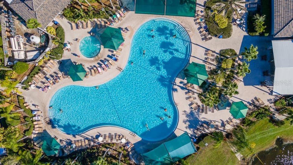 South Club Aerial Pool