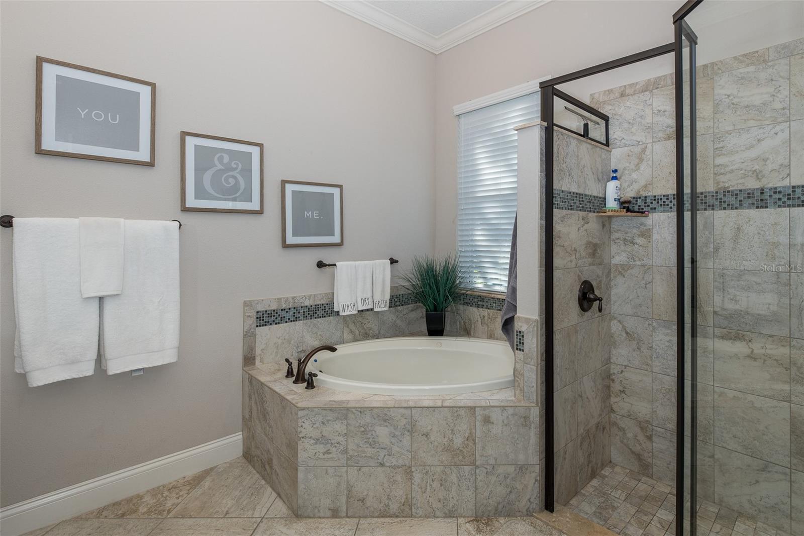 Owner's Bathroom w/Relaxing Tub & Separate Shower!