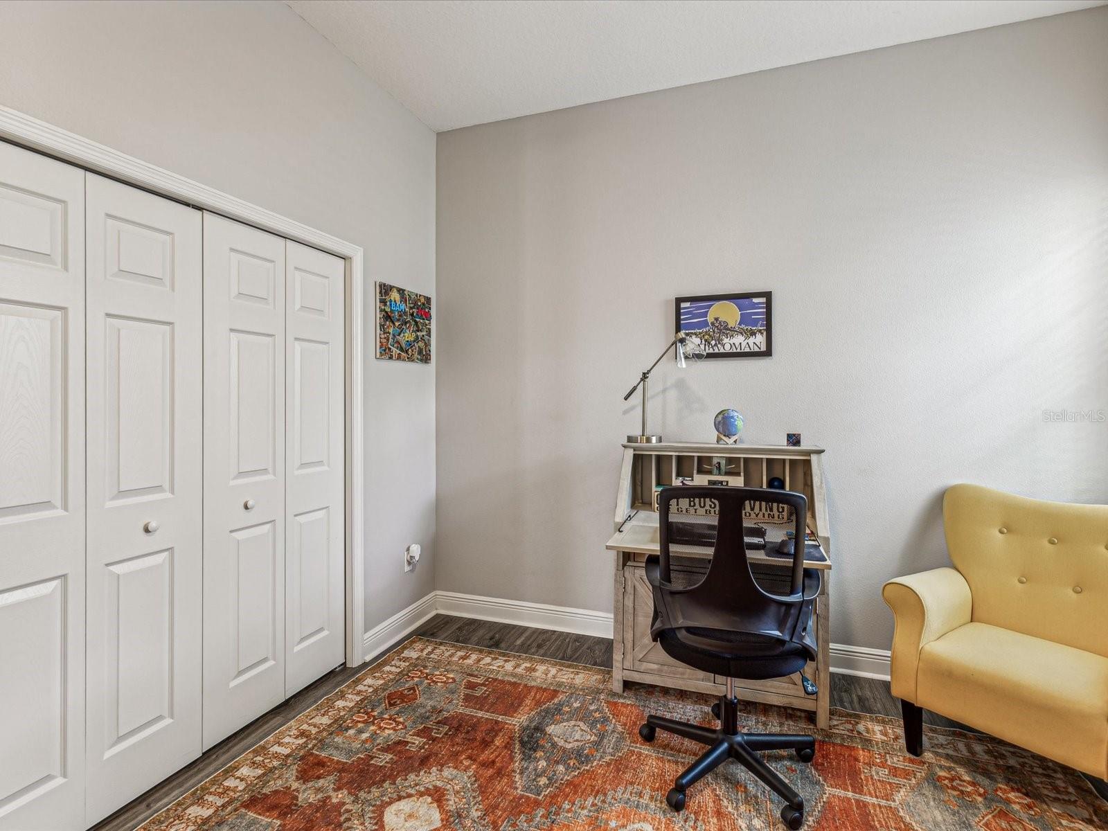 The extended closets are unique to this floor plan and give more storage opportunities.