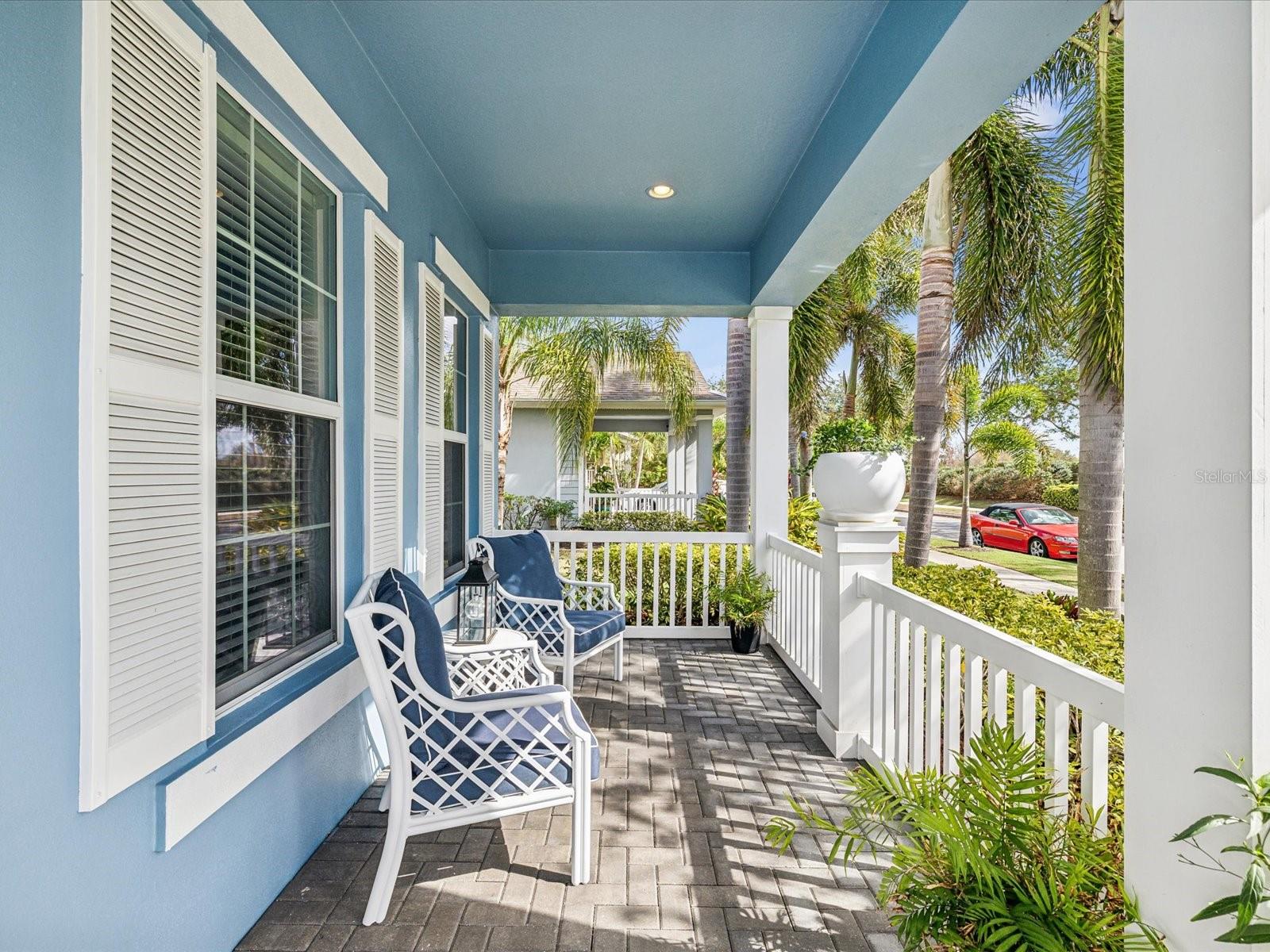 Many happy moments await as you sit on your favorite chair and enjoy the breeze on this south facing front porch.